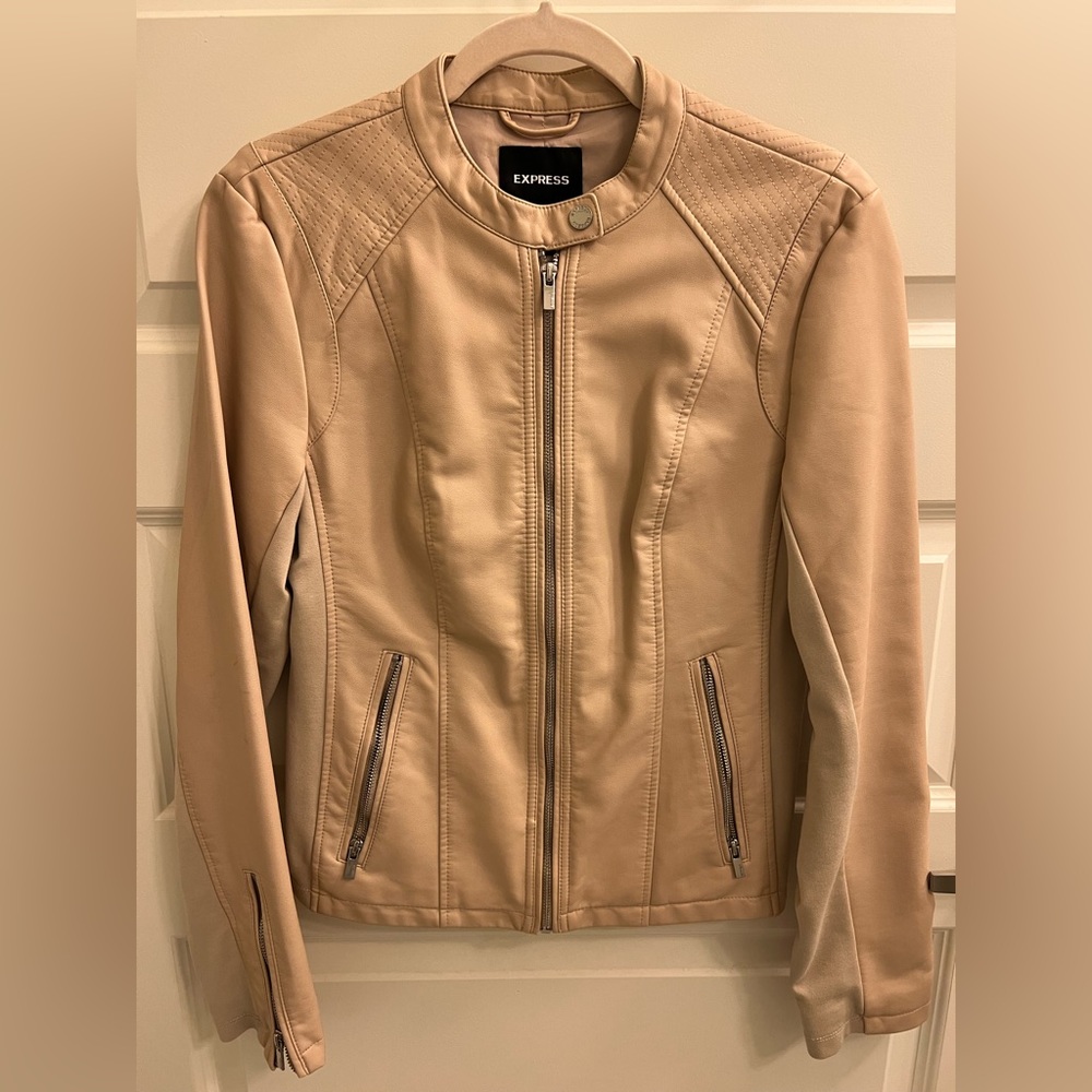 Express faux leather jacket